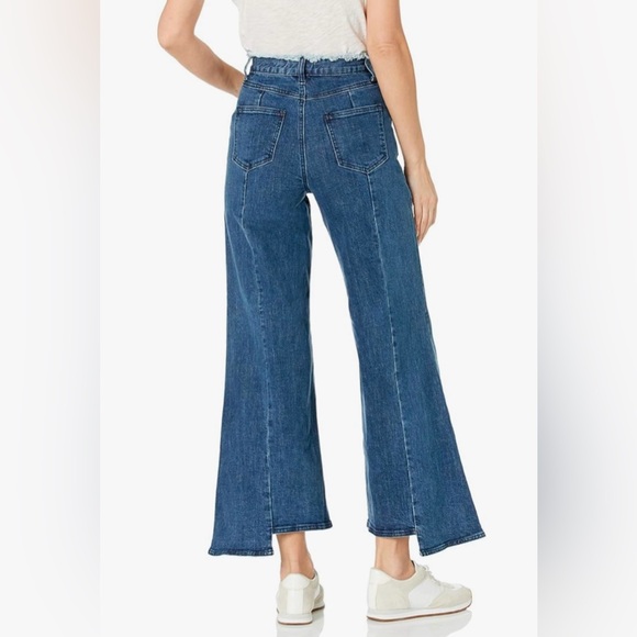 NWT Evidnt Garcia Fray Waist Wide Leg Jeans - Picture 3 of 15
